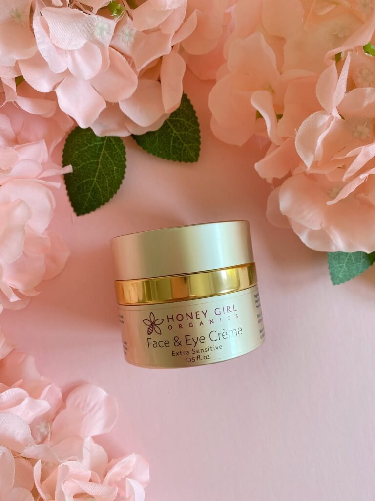 Honey Girl Organics Face & Eye Cream, USDA certified organic eye cream