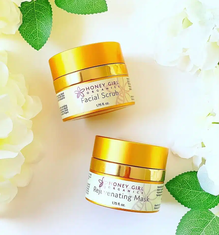 Honey Girl Organics organic Facial Scrub and beauty mask review and promo code