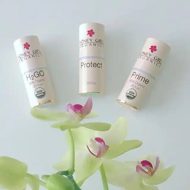 USDA Organic skin care, rose, pretty organic girl, honey girl organics, facial cleaner, body lotion, face cream, sunscreen