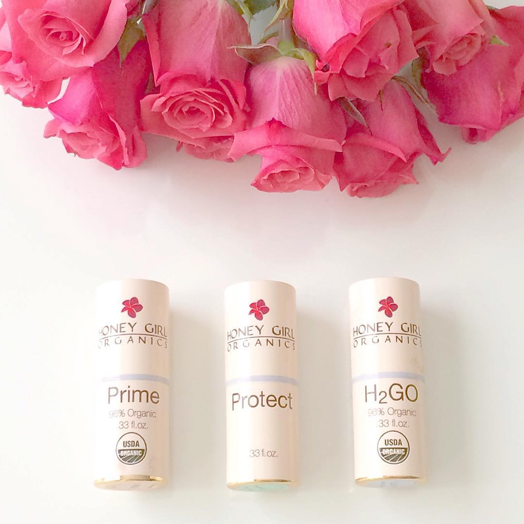 Honey Girl Organics pink roses