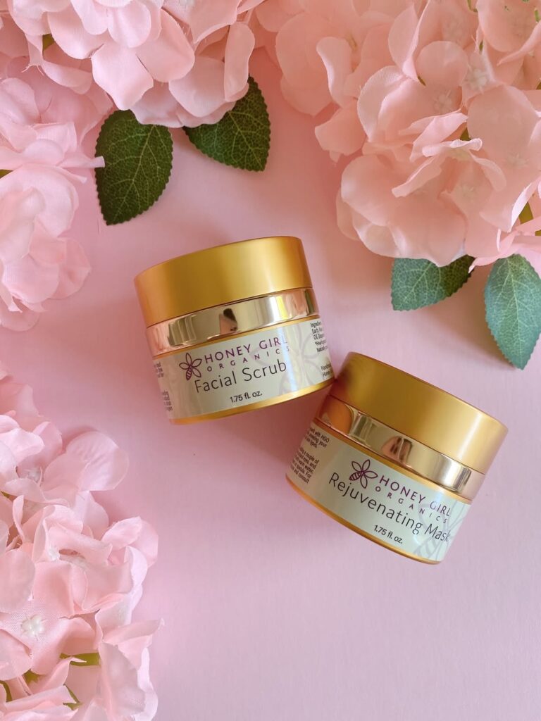Honey Girl Organics, Organic Facial Scrub & Rejuvenating Mask