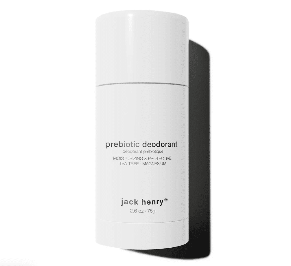 Jack Henry, Certified organic prebiotic deodorant for men, natural deodorant for men, non-toxic deodorant for men