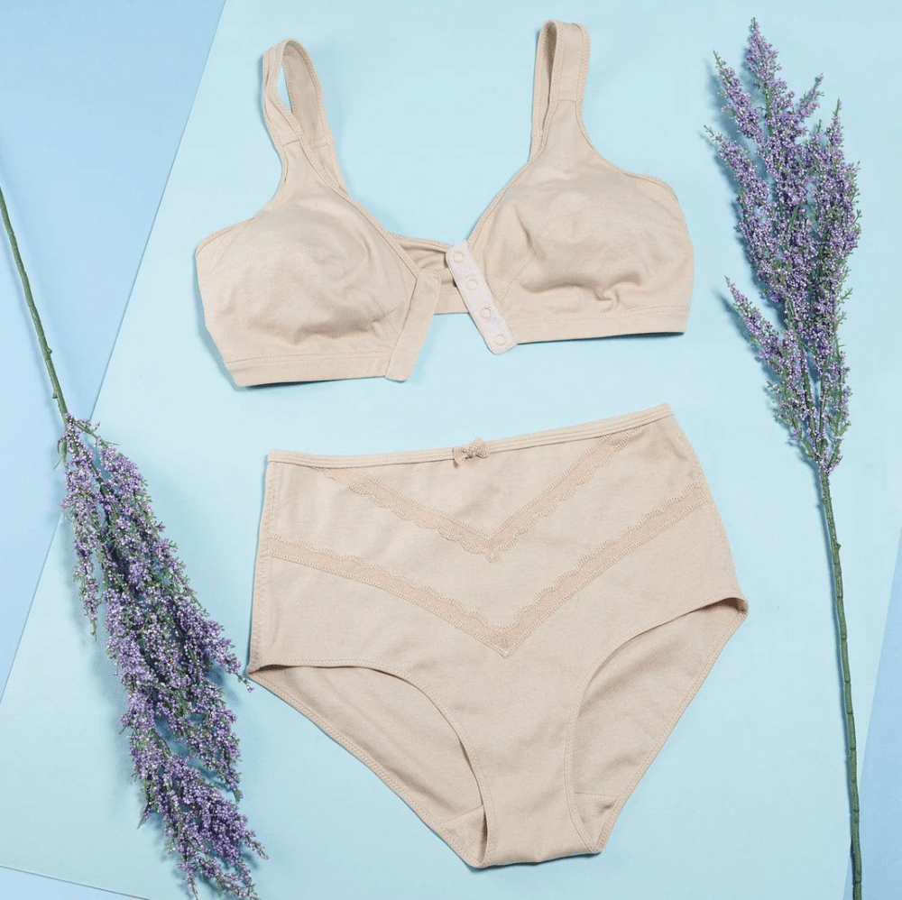 JulieMay Organic cotton and silk support Bra and pantie review and promo code