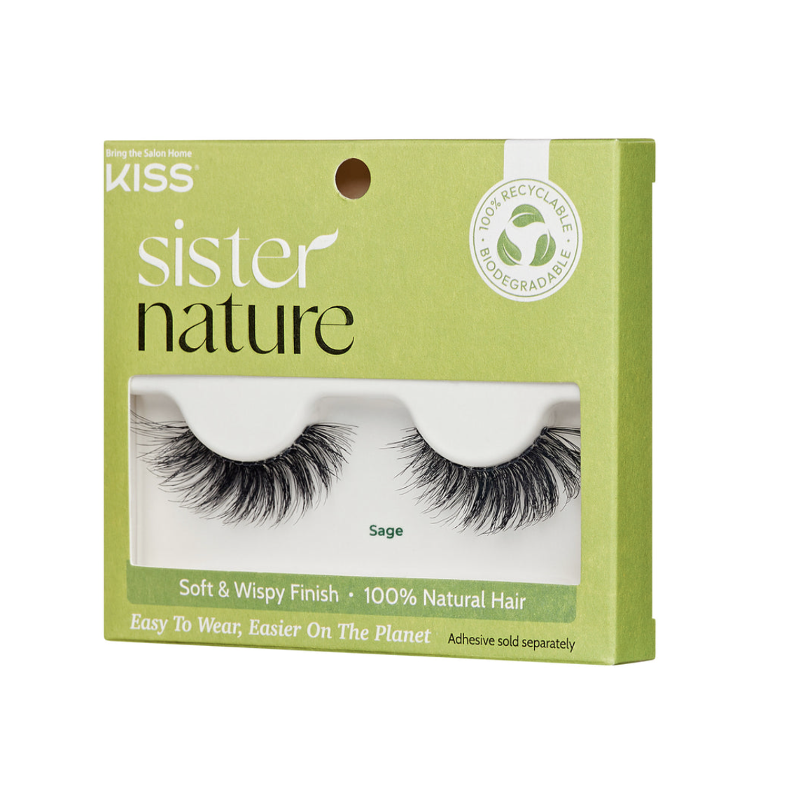Kiss human hair false lashes