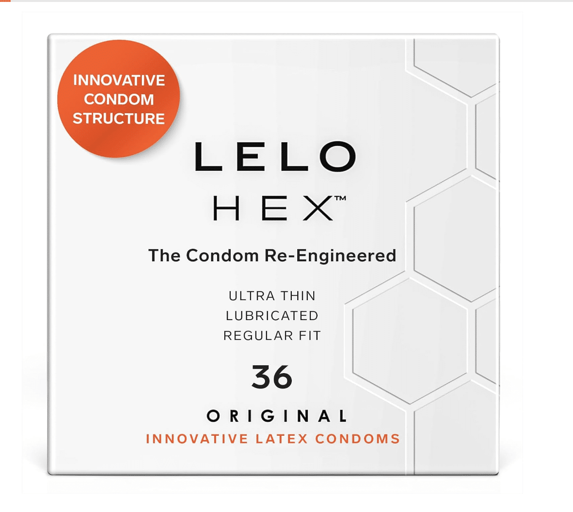 Organic condoms, natural condoms, Lelo Hex, allergy-free condoms, sensitive skin condoms