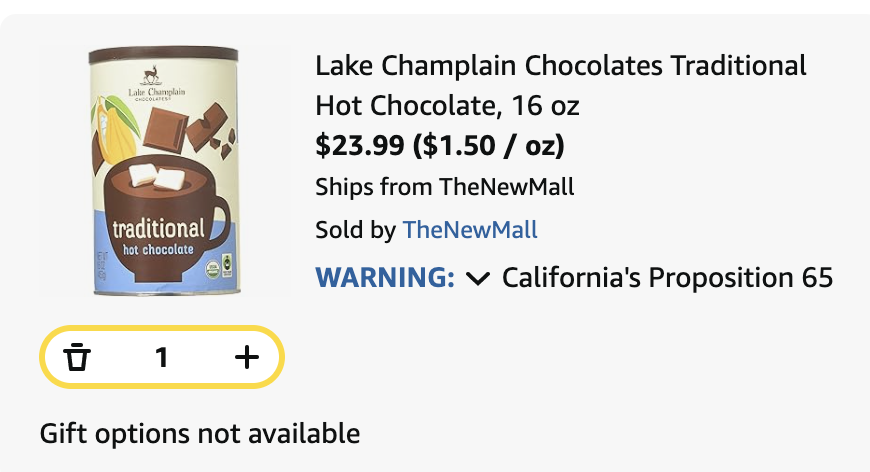 Lake Champlain Chocolates Traditional Hot Chocolate review