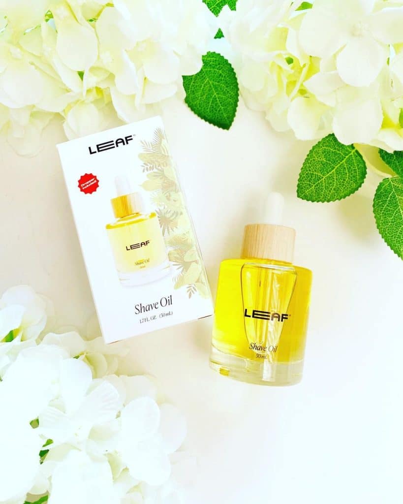 Leaf Shave Organic Shave Oil, organic shaving oil