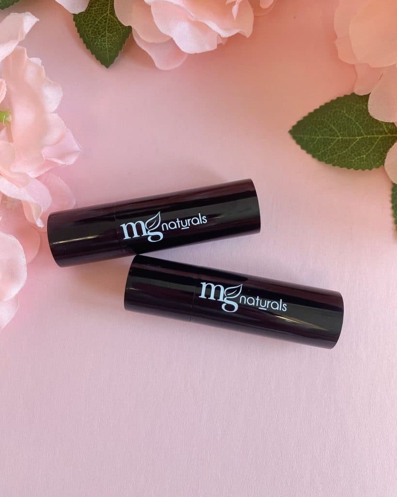 MG Naturals Organic Lipstick promo code, titanium dioxide-free, mica-free lipsticks