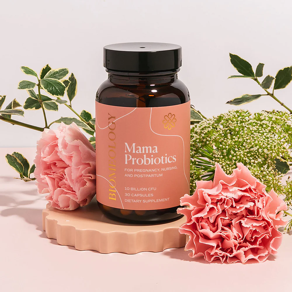 Biomeology Organic Mama Probiotics Prenatal Probiotics for Pregnancy, Breastfeeding, and Postpartum