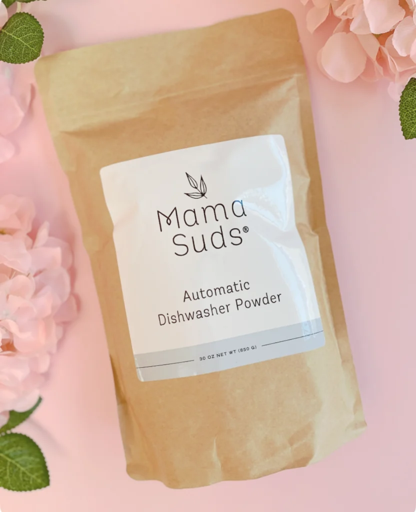 MamaSuds laundry soap, organic dishwasher powder review