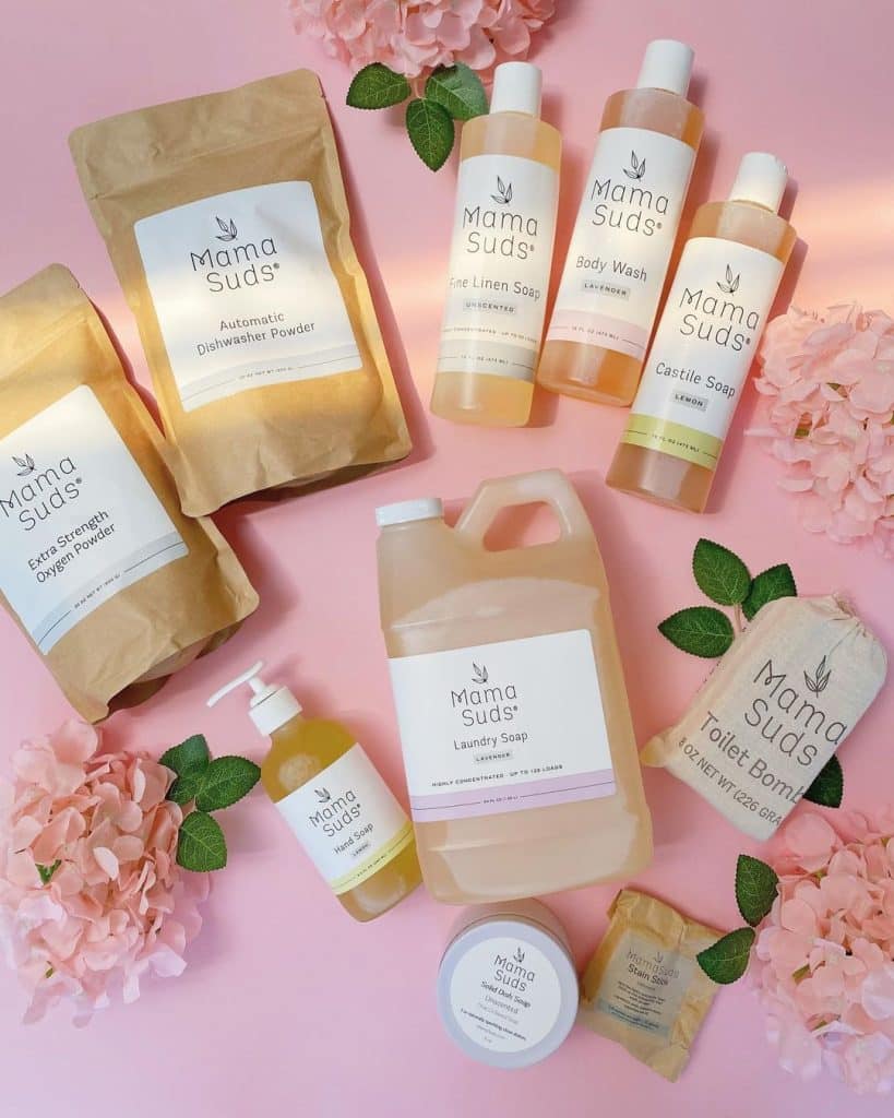 MamaSuds promo code and review. Certified organic laundry and kitchen detergents