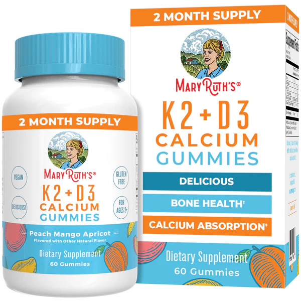 MaryRuth's K2 + D3 Calcium Gummies
