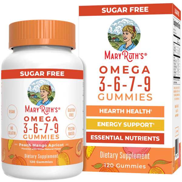 Mary Ruth's Vegan Omega 3-6-7-9 Gummies review and promo code