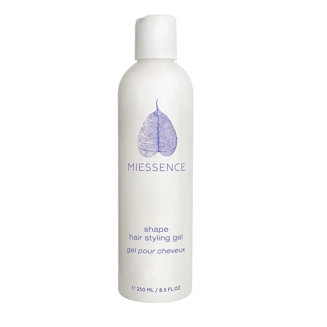 Miessence Organic Hair Styling Gel, certified organic hair styling gel