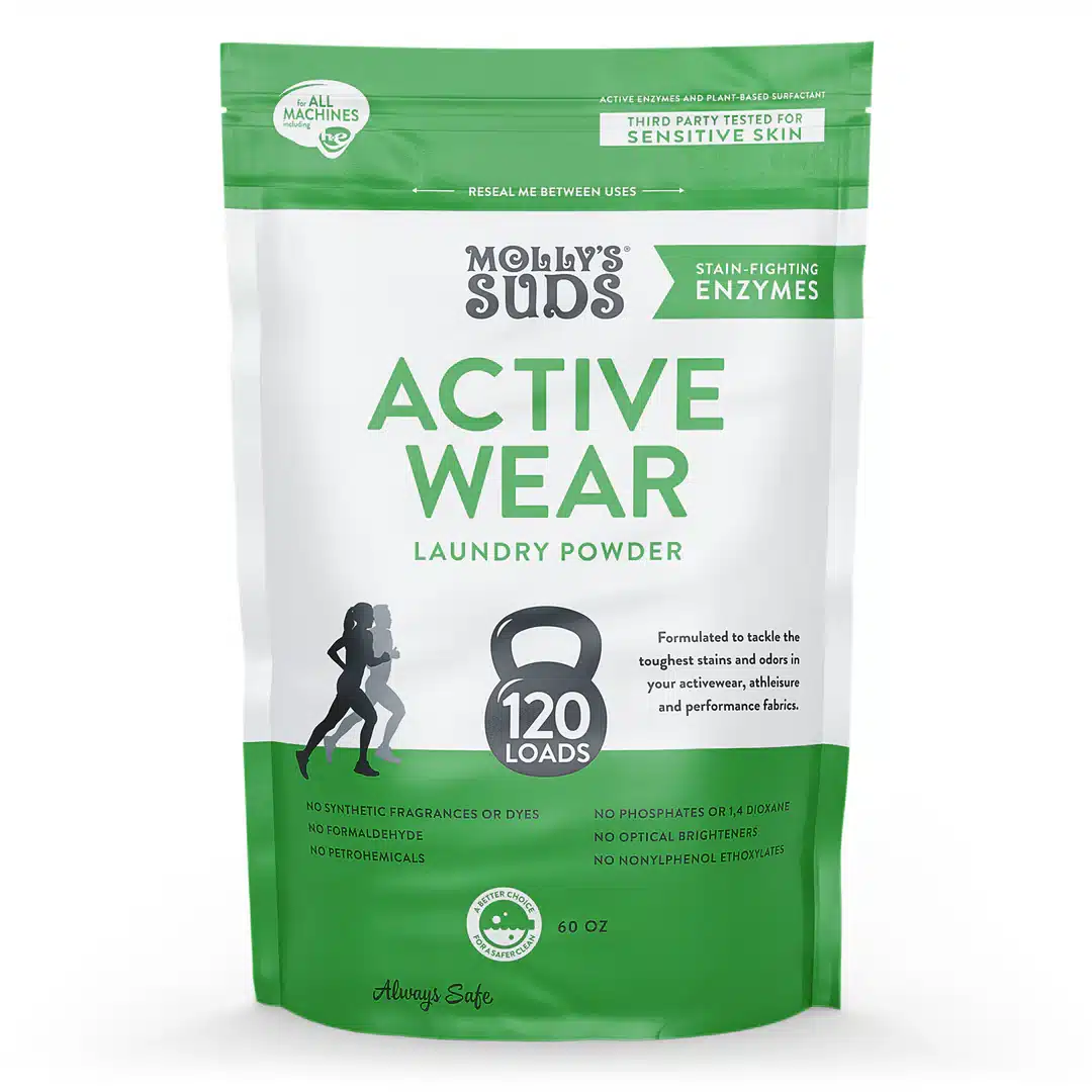 Molly's Suds Activewear Laundry Detergent Powder review and promo code