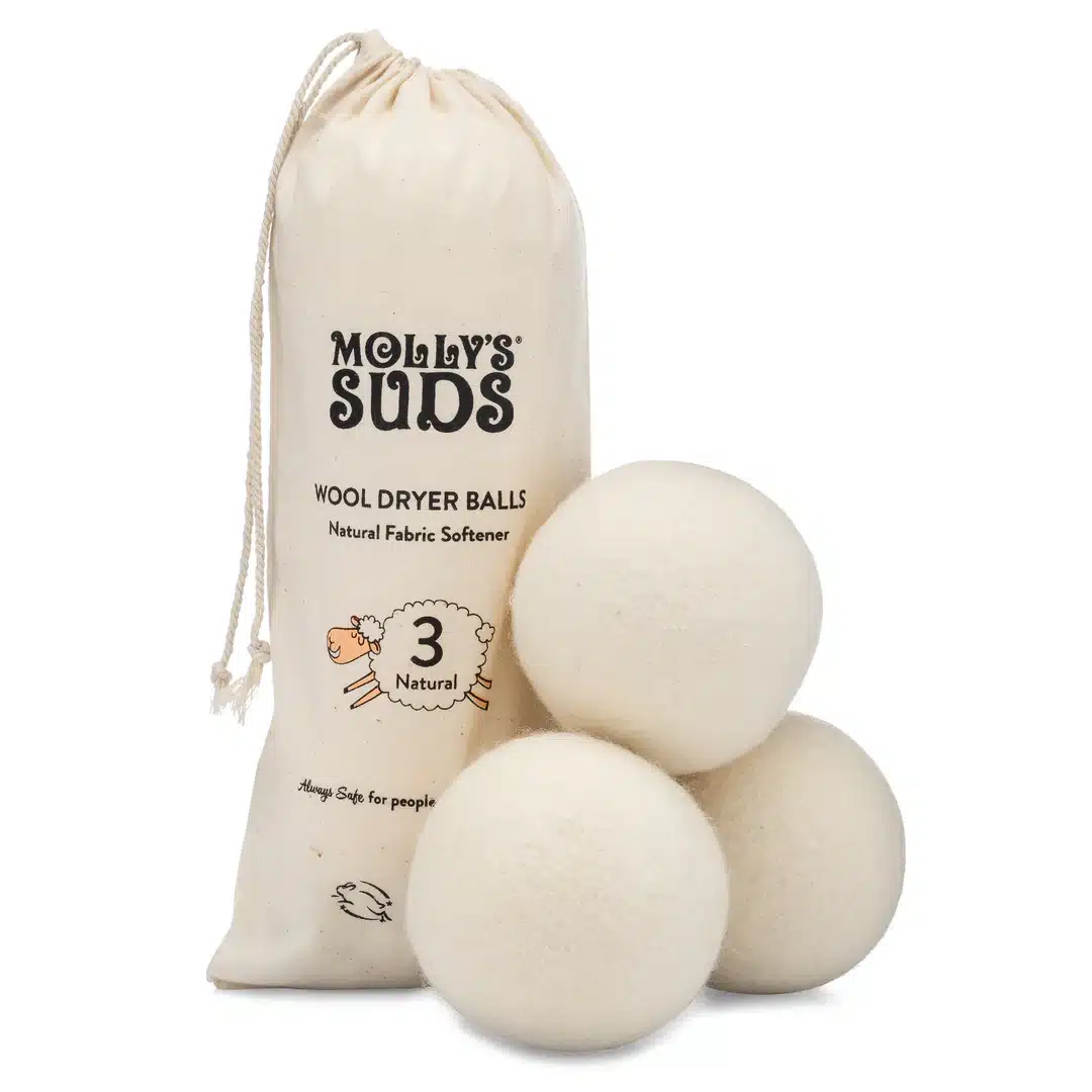 Molly's Suds Natural Wool Dryer Balls review and promo code