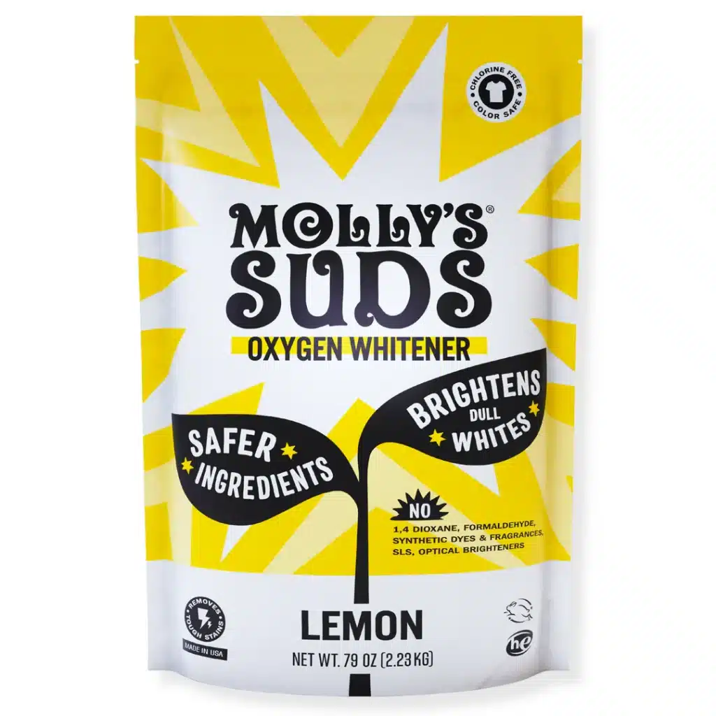 Molly's Suds Oxygen Whitener Bleach Alternative review and promo code