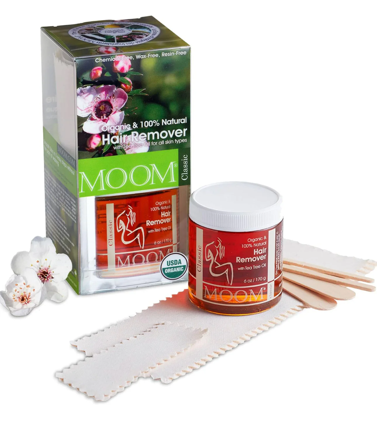 Moom Organic Hair Removal Glaze review, organic sugar wax