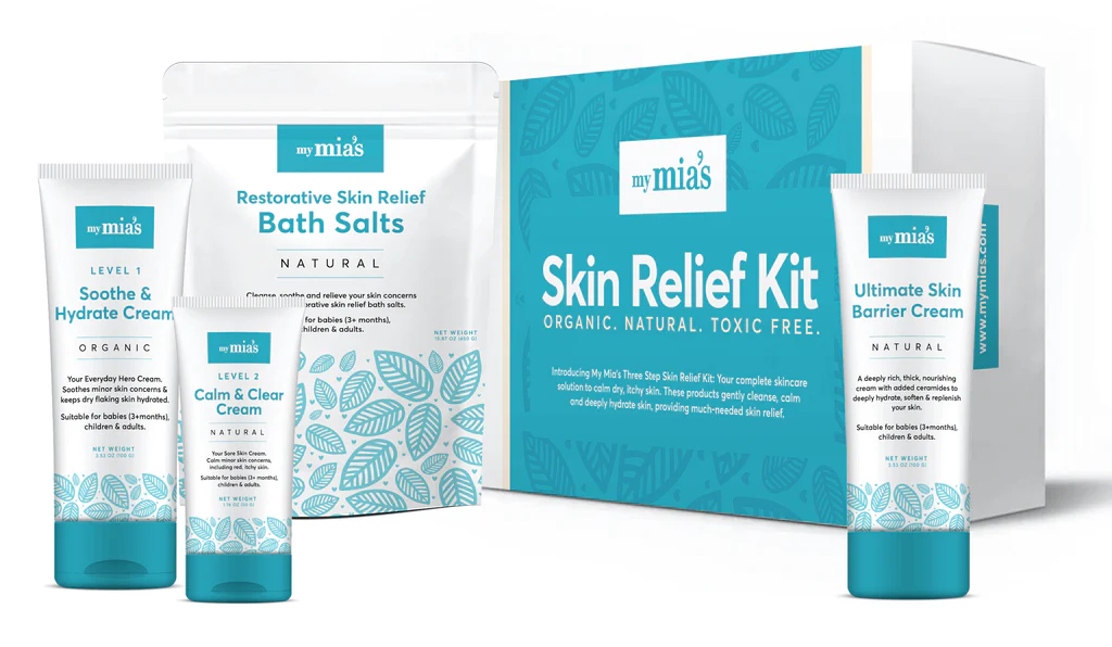 My Mia's Skin Relief Kit Organic treatment for baby eczema