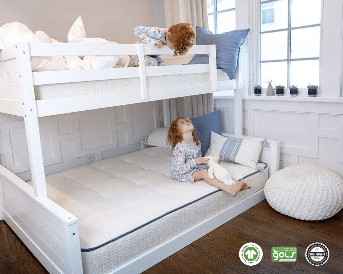 My Green Mattress Organic Pure Eco kids mattress, GOTS and GOLS certified organic kids mattress