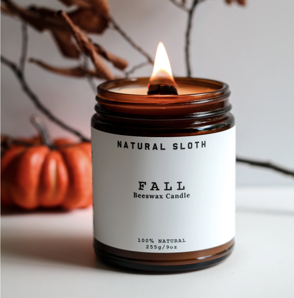 Natural Sloth Organic Autumn Candle review