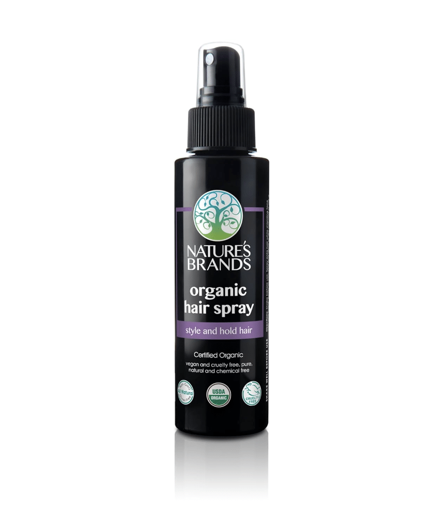 Nature's Brands Hair Spray, USDA Certified Organic hair spray, non-toxic, natural