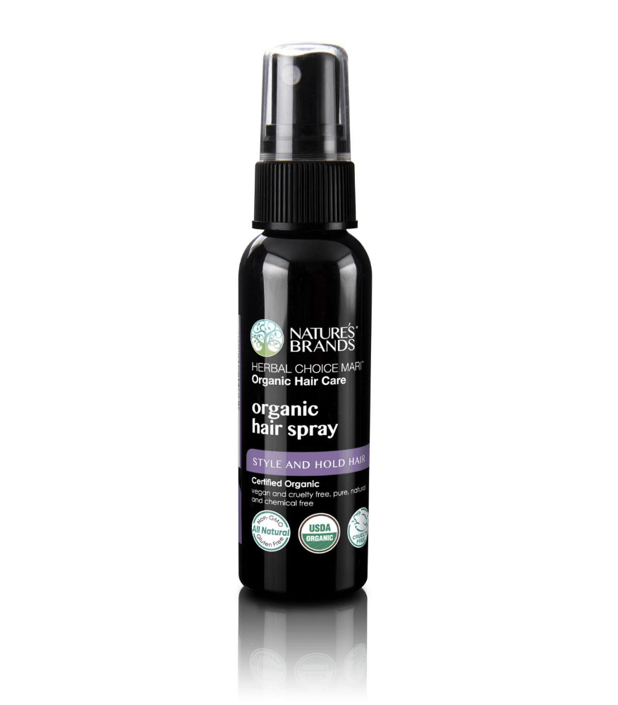 Nature's Brands USDA Certified Organic Hair Spray Travel Size
