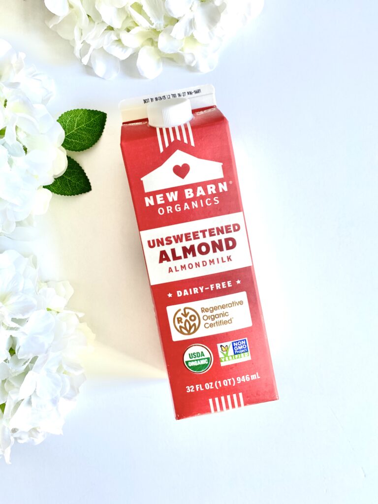 New Barn Organics Regenerative Organic Almond Milk
