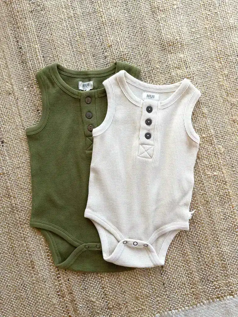 Nui GOTS Certified Organic baby bodysuit
