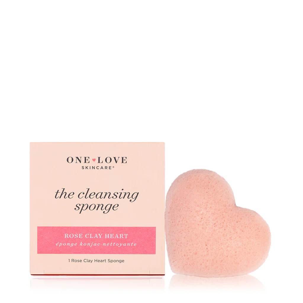 One Love Organics Sponge Rose Clay Heart review and promo code