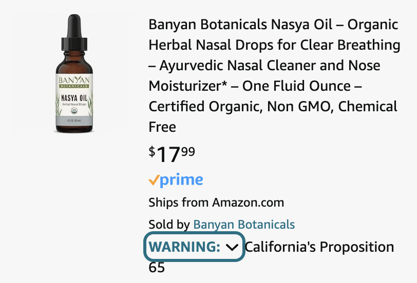 Organic Herbal Nasal Drops review