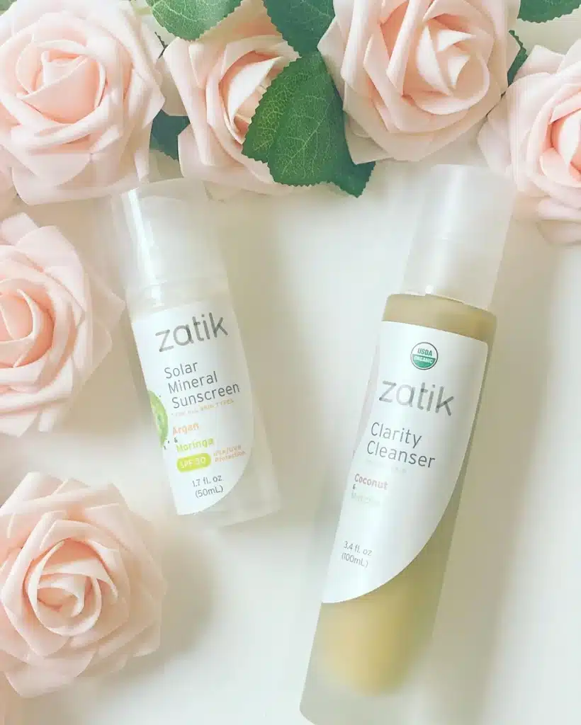 zatik Organic sunscreen mineral sunscreen, reef safe