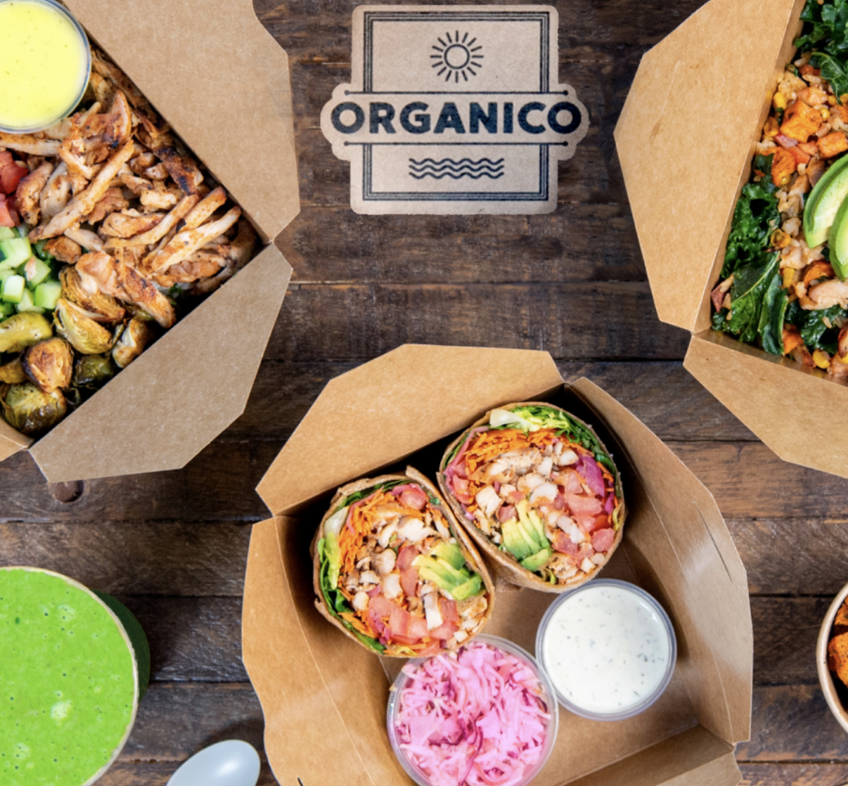 Organico, organic restaurant Los Angeles, delivery