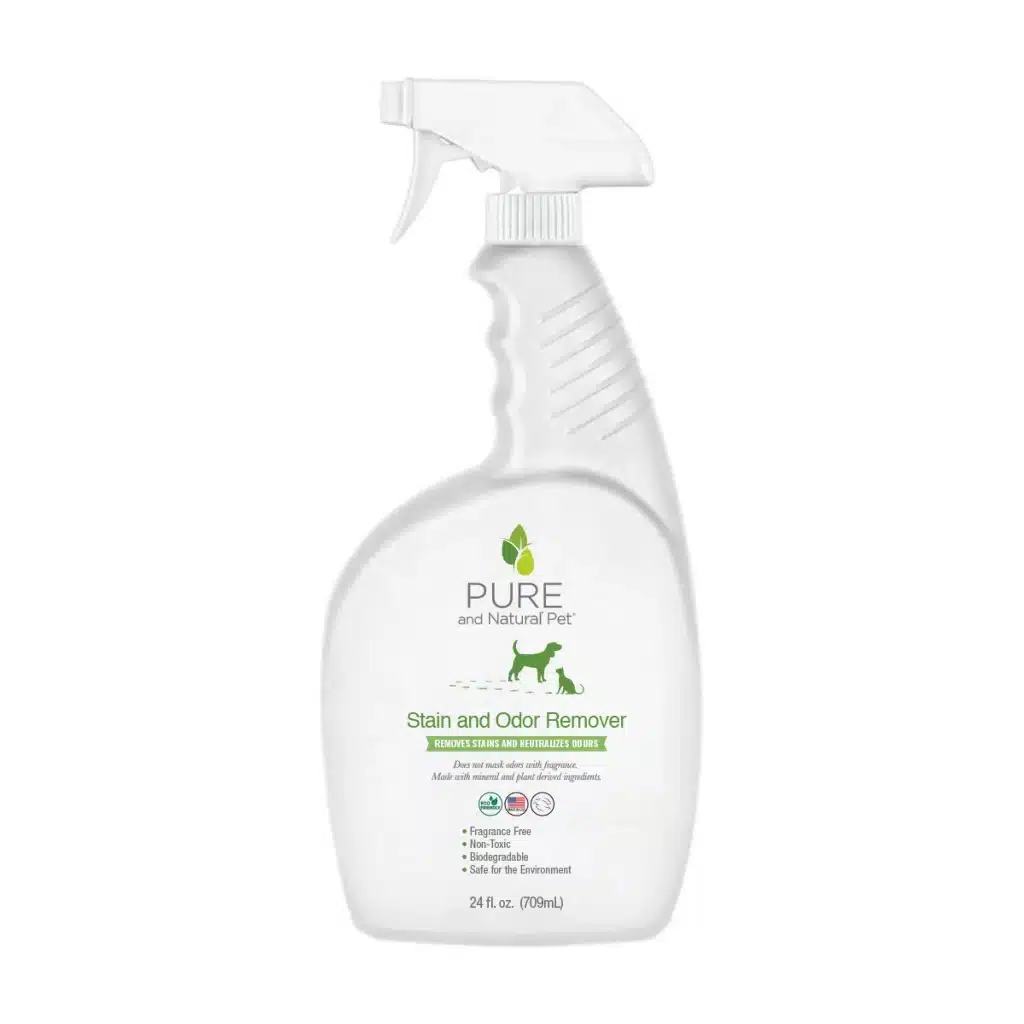 Pure and Natural Pet Stain and Odor Remover, Organic pet stain, odor remover, pets safe, non-toxic, natural, pure, safe, pee, poop, smell, carpet, indoor, urine