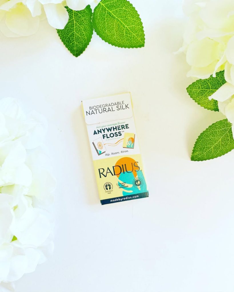 Radius Organic Floss, Natural Biodegradable Silk Floss