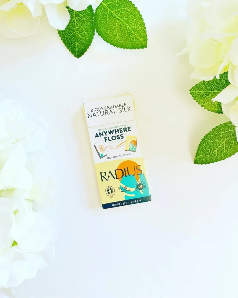 Radius Organic Floss, Natural Biodegradable Silk Floss