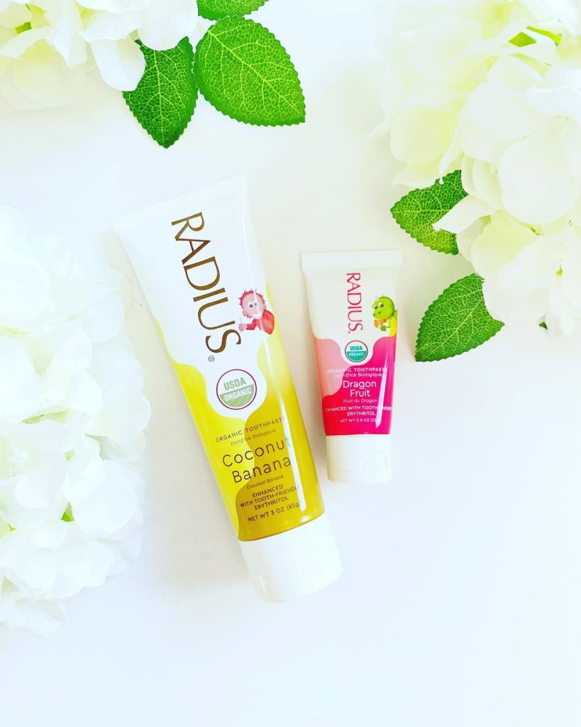 Radius USDA Certified Kids Organic Toothpaste review and promo code