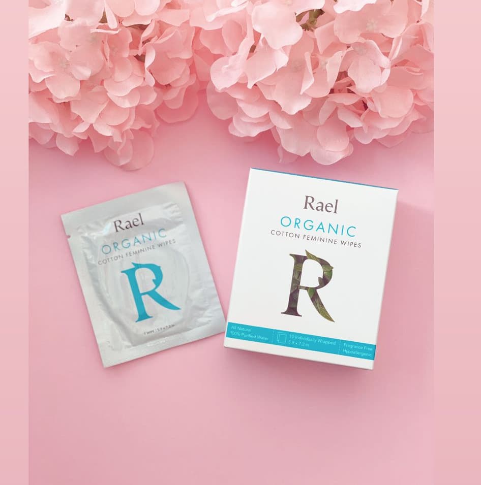 Rael Organic Feminine wipes