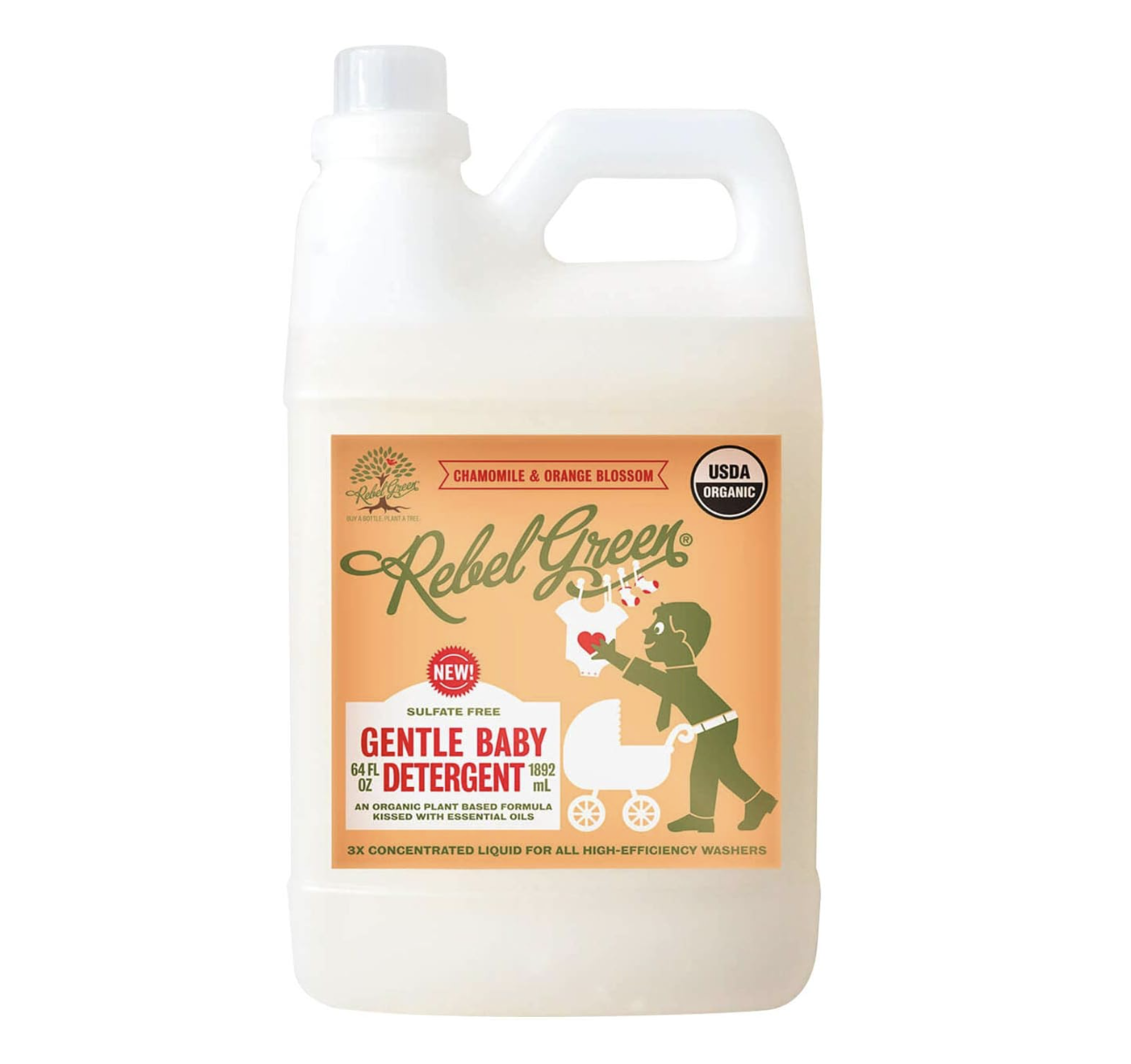 Rebel Green Baby USDA Certified Organic Detergent reveiw and promo code