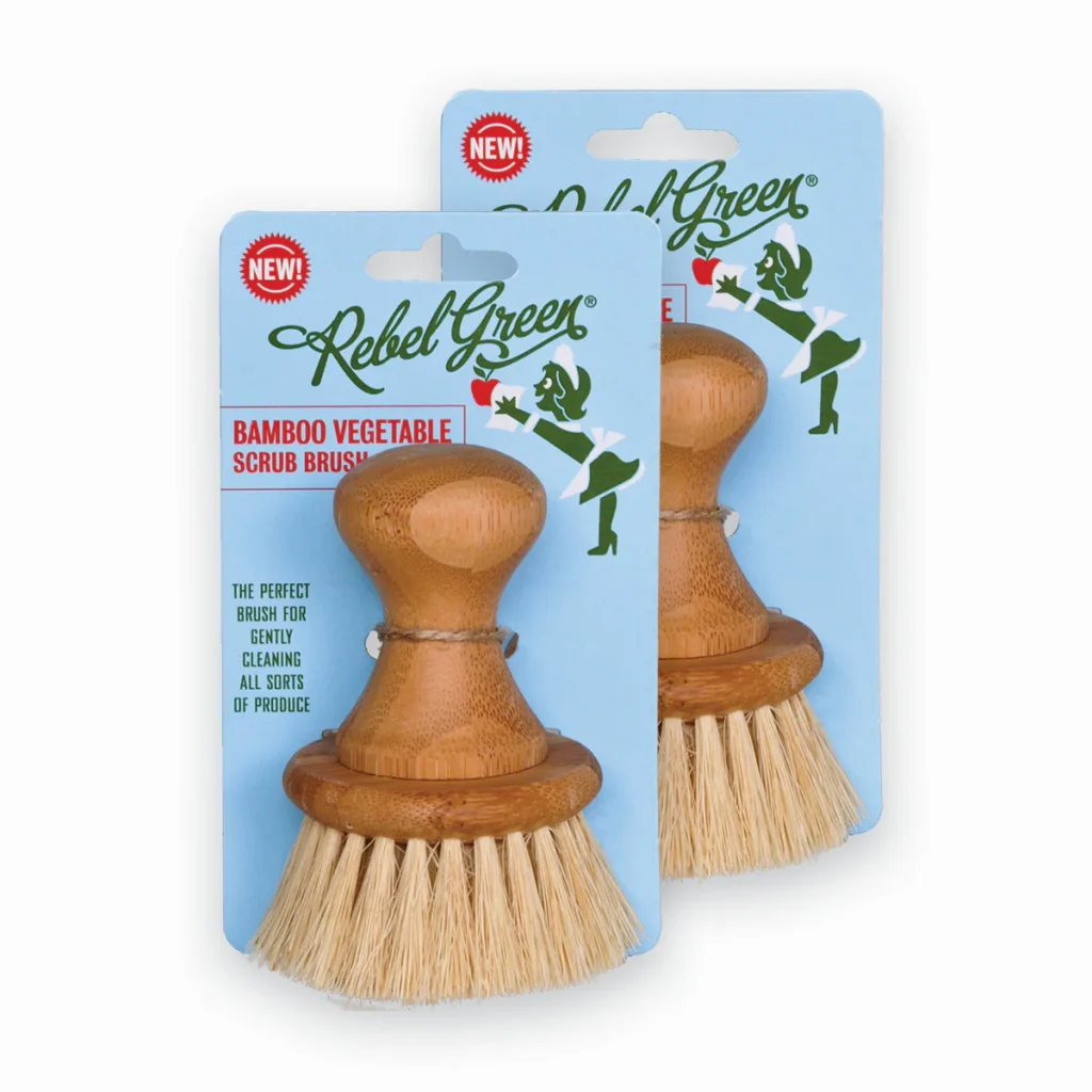 Rebel Green BambooVegetable Scrub Brush review and promo code