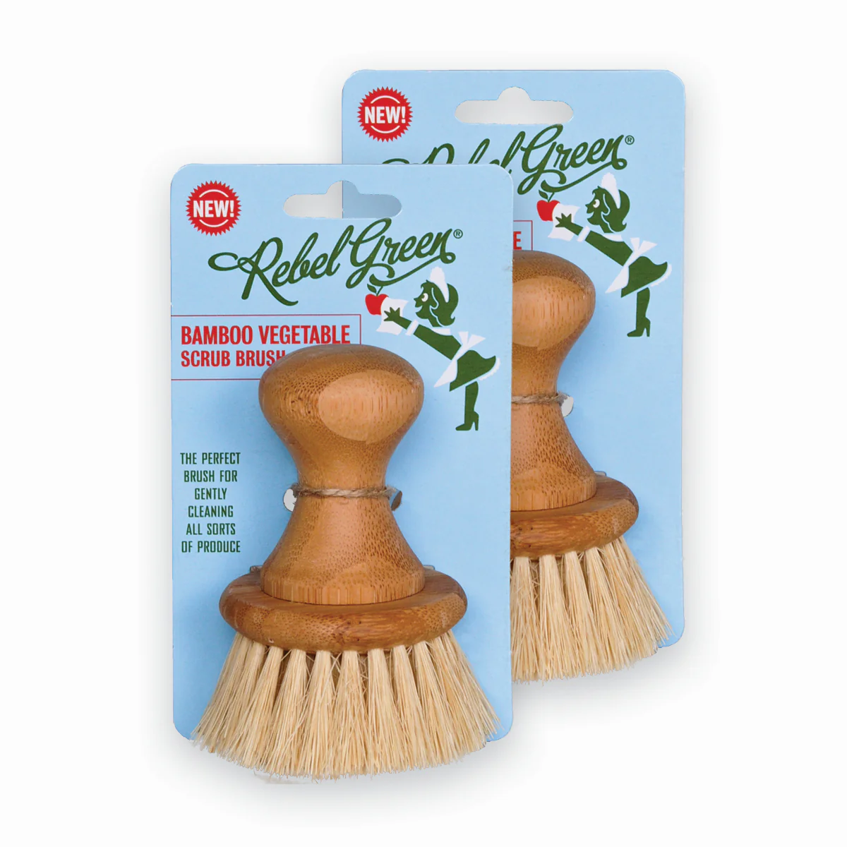 Rebel Green BambooVegetable Scrub Brush review and promo code