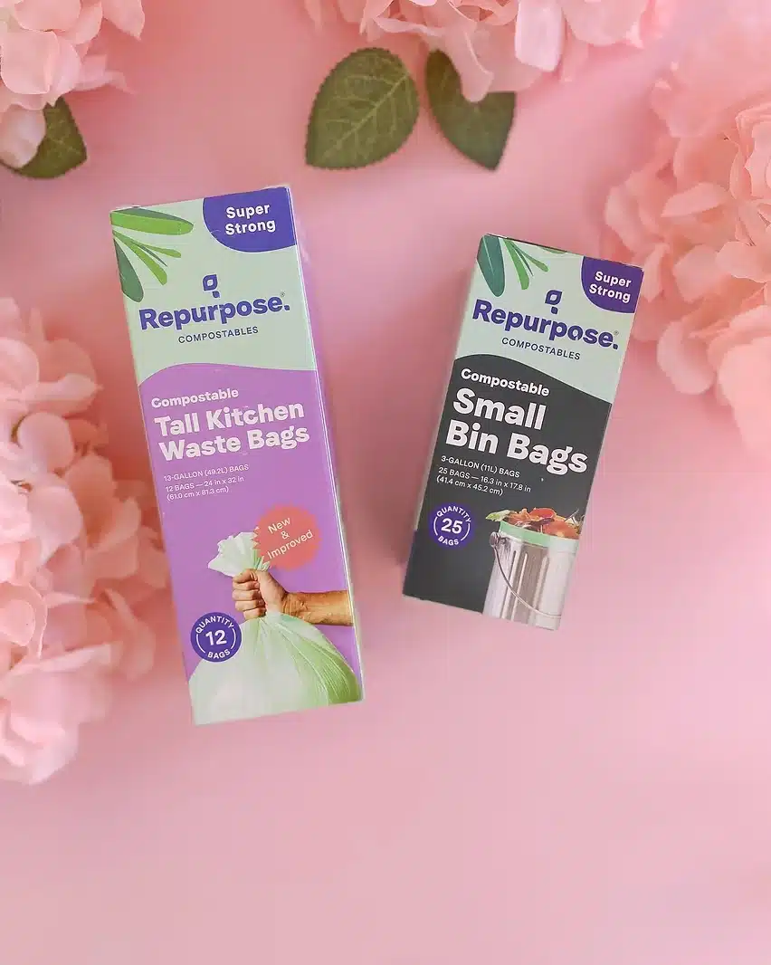 Repurpose organic Compostable waste bags, organic trash bags, review and promo code