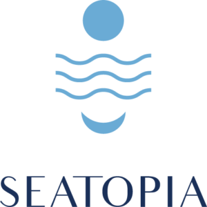 Seatopia logo and promo code