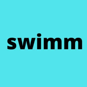 Swimm organic merino swimwear logo