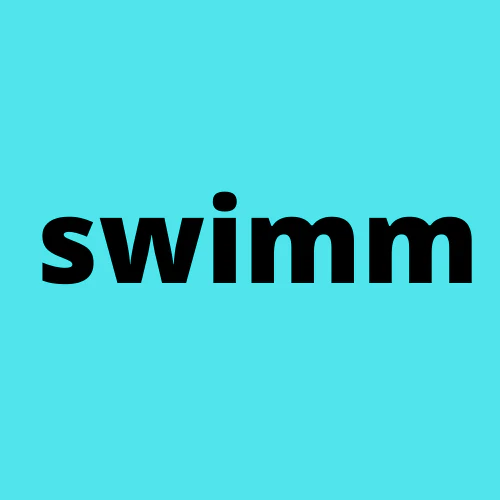 Swimm organic merino swimwear logo
