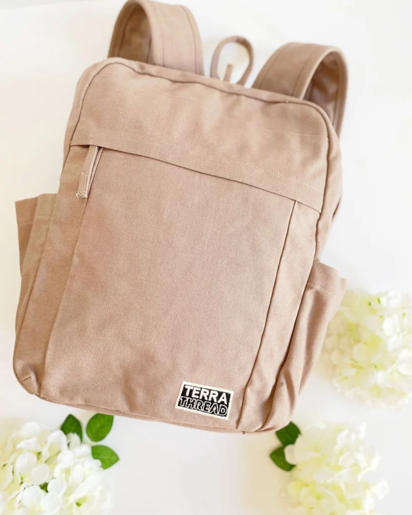 Terra Thread GOTS Certified Organic Cotton Backpack