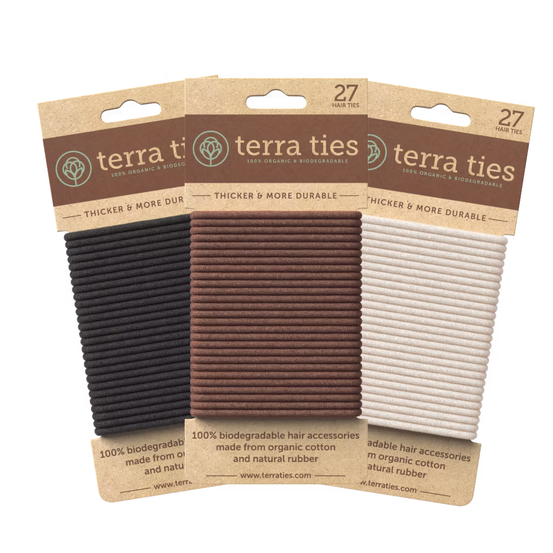 Terra Ties Biodegradable Elastic Hair Ties