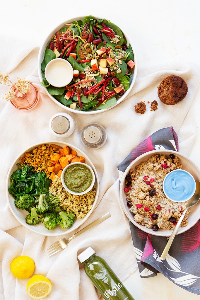 Thistle USDA Certified organic meals delivery