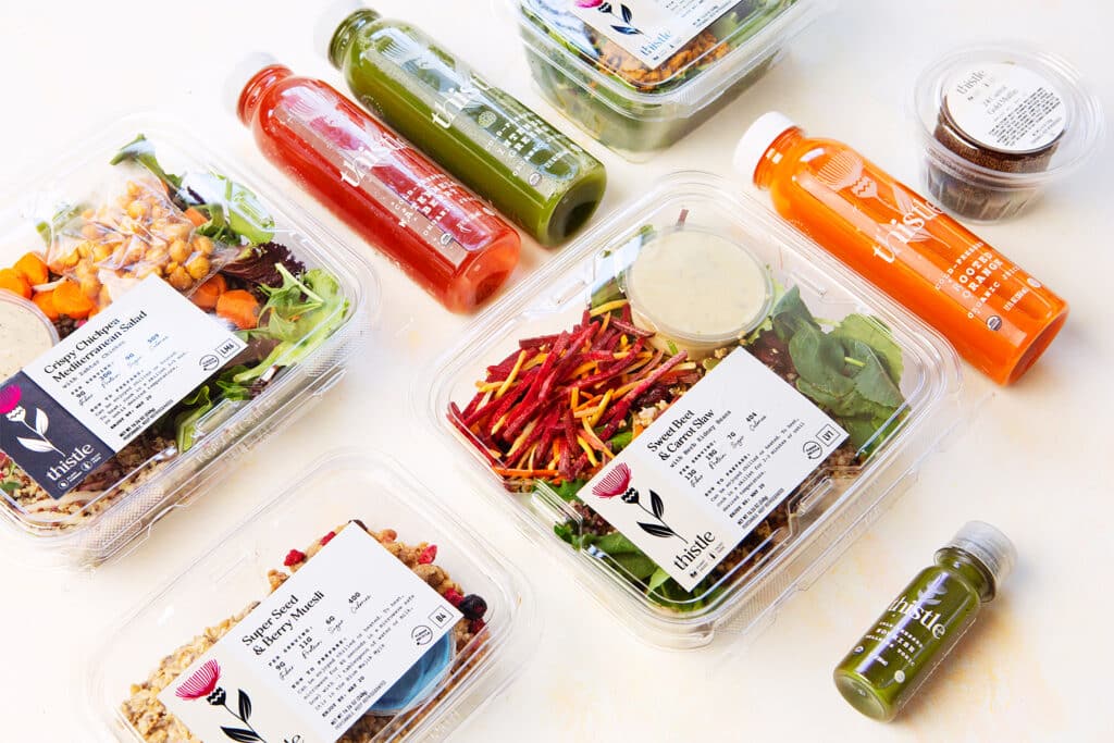 Thistle certified organic meals delivery