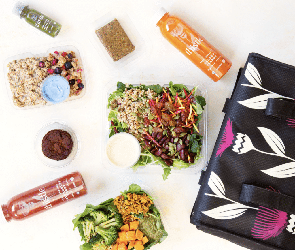 Thistle organic meals delivery